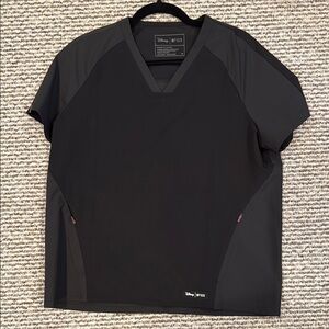 Figs x Disney Black V-Neck T-Shirt